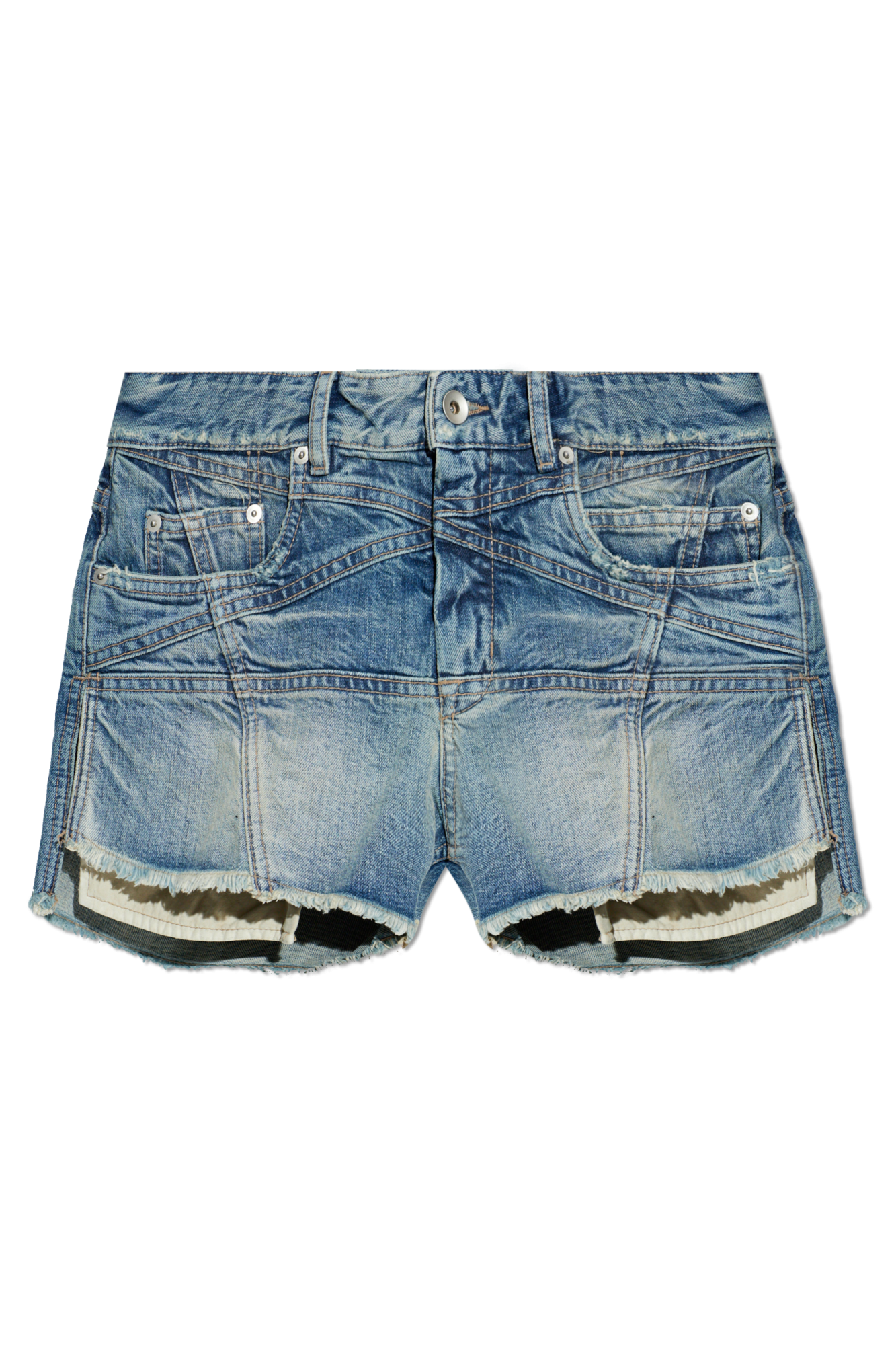 Rick Owens DRKSHDW Denim shorts with a vintage effect | Women's